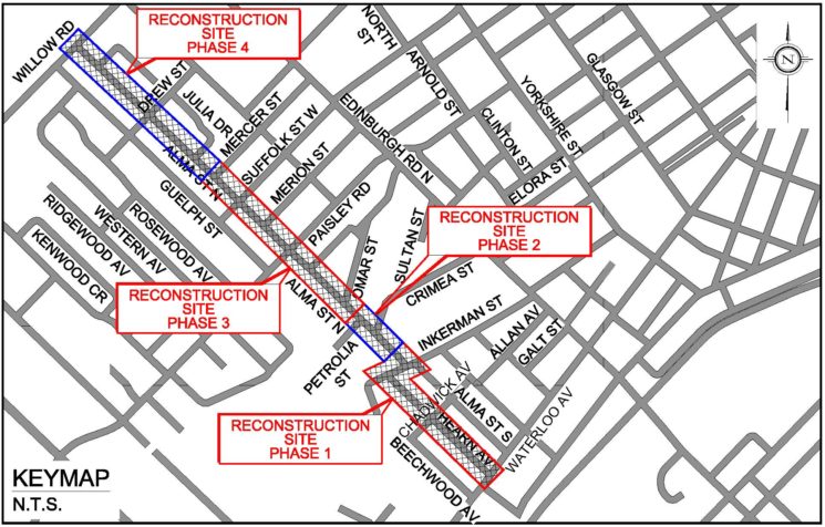 crescent elora 2023 Alma Trunk Sanitary Sewer Reconstruction - City Of Guelph
