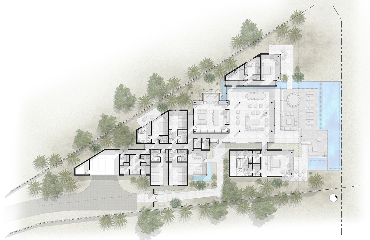 Pavilion Villa Guerin Glass