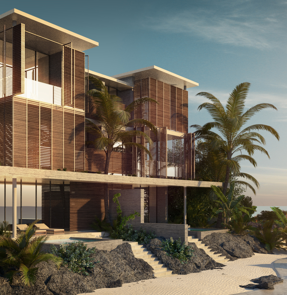 Cotton Bay Resort Guerin Glass