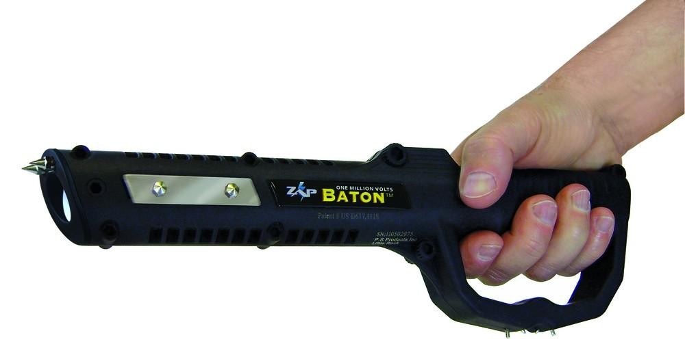 ZAP Rechargeable 4Contact Point Stun Baton 1M Guerrilla Defense