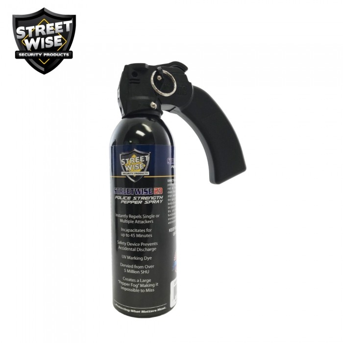 Police Strength Streetwise 23 Pepper Spray 16 oz PISTOL GRIP
