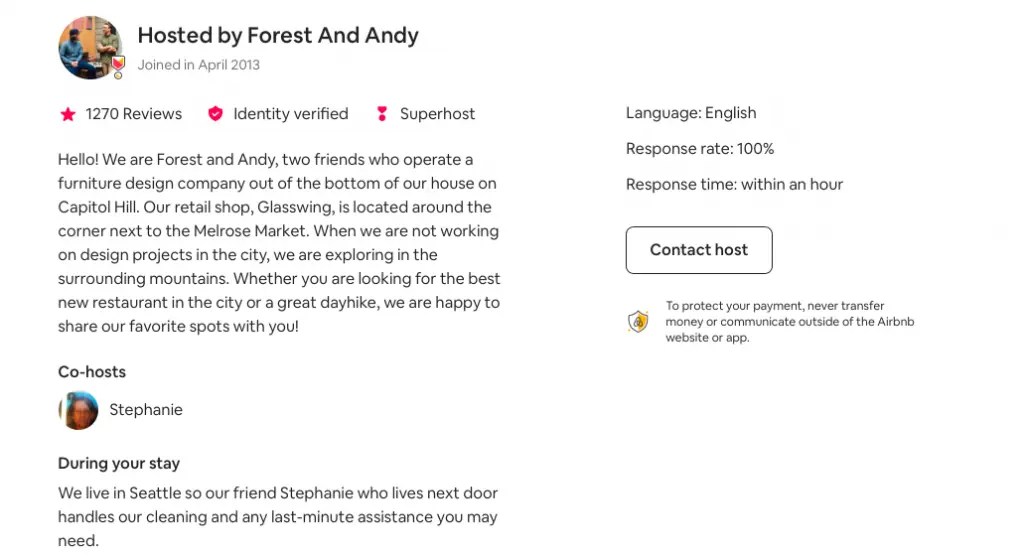 Examples Of Great Airbnb Profile & "About The Host" Descriptions