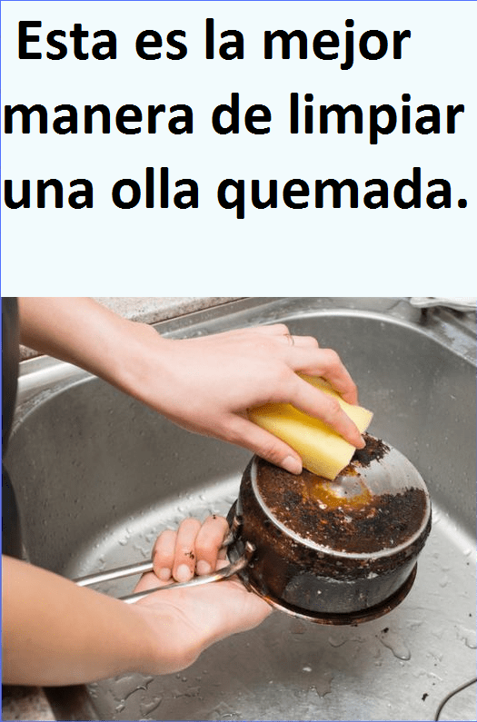 Esta es la mejor manera de limpiar una olla quemada. Guiadeconsejos