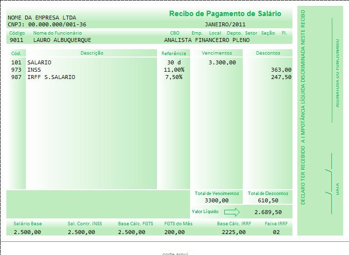 Holerite Excel e VBA Planilha holerite Excel grátis