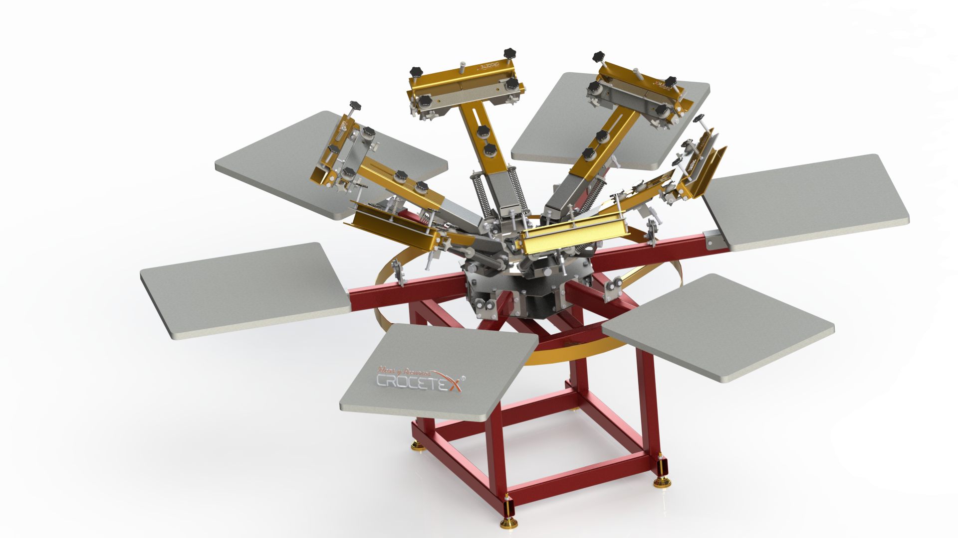 Mesa lineal vs Pulpo manual de serigrafía Guía Impresión