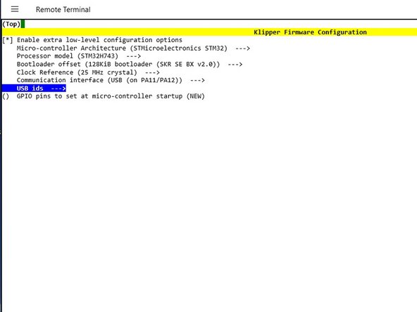 4. Установка Klipper на SKR3 EZ - HD01