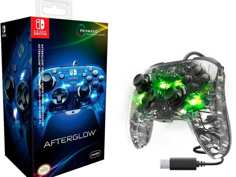 PDP Afterglow Deluxe+ Audio Wired Controller for Nintendo Switch