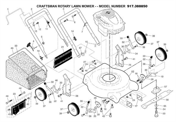 Craftsman 33 Inch Walk Behind Mower Parts Cheap Sale | nhvac.com