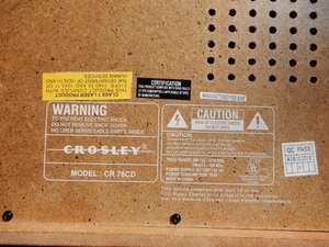 Crosley CR 78CD Repair Help: Learn How to Fix It Yourself.