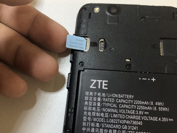 ZTE ZFive G LTE SIM Card Replacement iFixit Repair Guide
