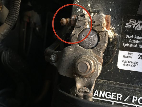 How To Replace A Corroded Car Battery Terminal - Ifixit Repair Guide