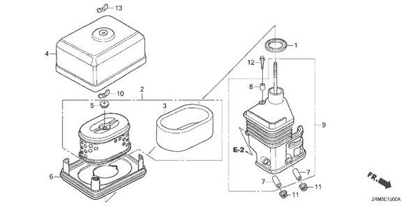 Gx160 5 Hp Engine Honda Parts Diagram | Reviewmotors.co