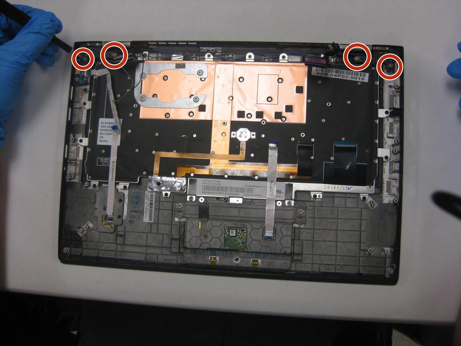Lenovo Thinkpad X1 Carbon 4th Gen Display Replacement iFixit Repair Guide