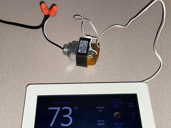 Lennox iComfort 10F81 термостат пустой экран исправить - HD01