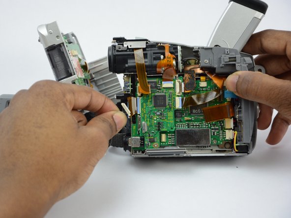 Замена объектива Canon ZR70MC - HD01