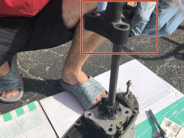 Замена крыльчатки водяного насоса Honda BF8D-BF20D - HD01