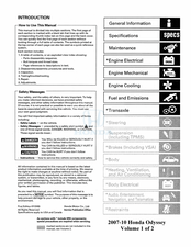 2005-2010 Honda Odyssey Repair Help: Learn How to Fix It Yourself.