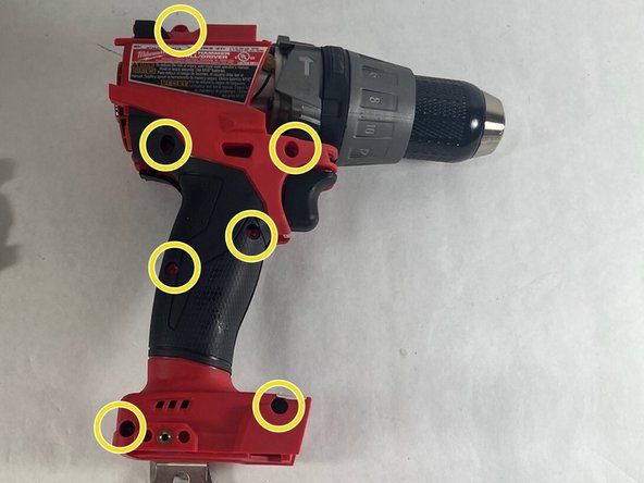 Замена переключателя управления Milwaukee 2704-20 - HD01