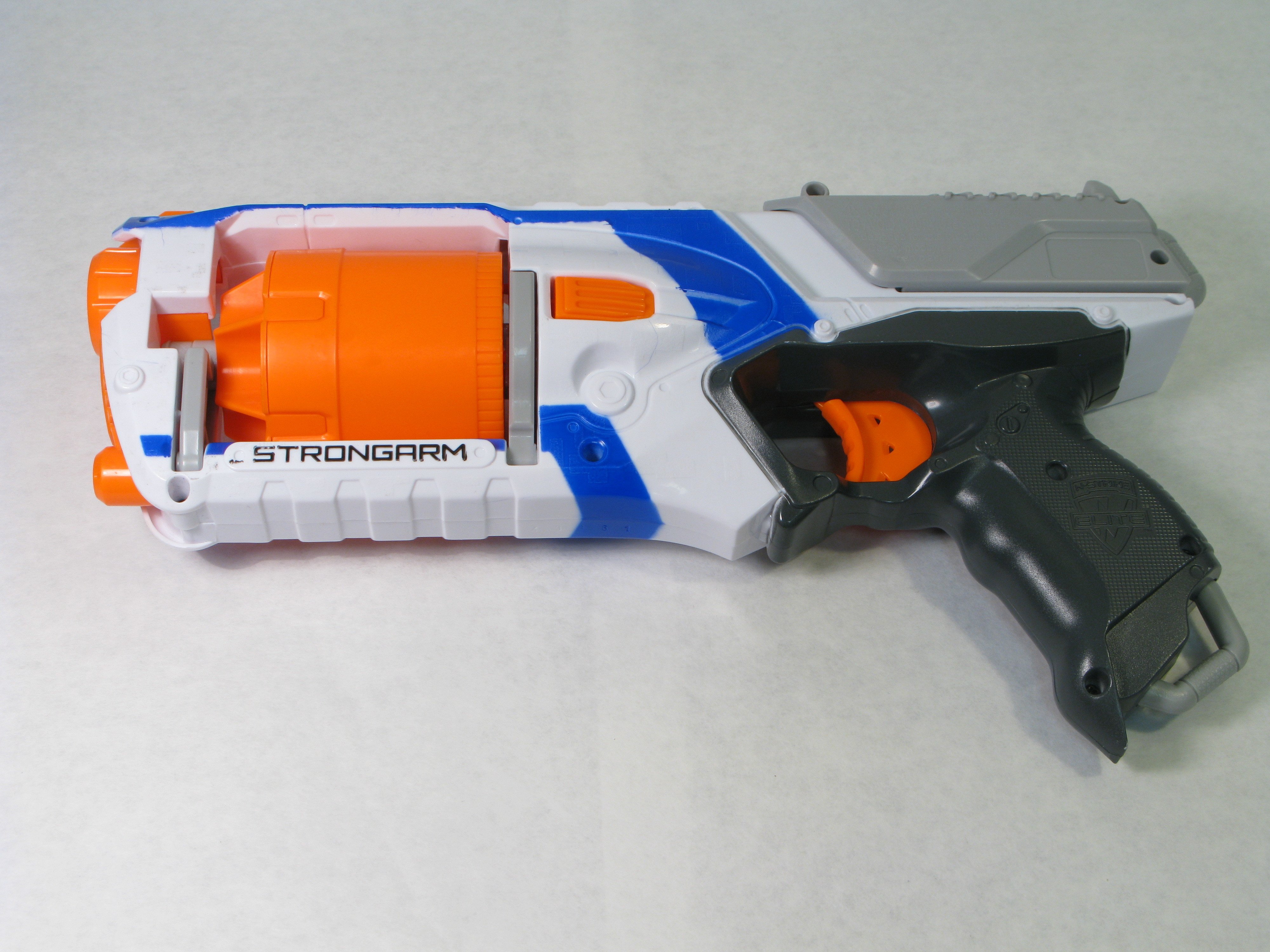 Nerf N Strike Elite Strongarm Toy Blaster With Rotating Barrel, Slam