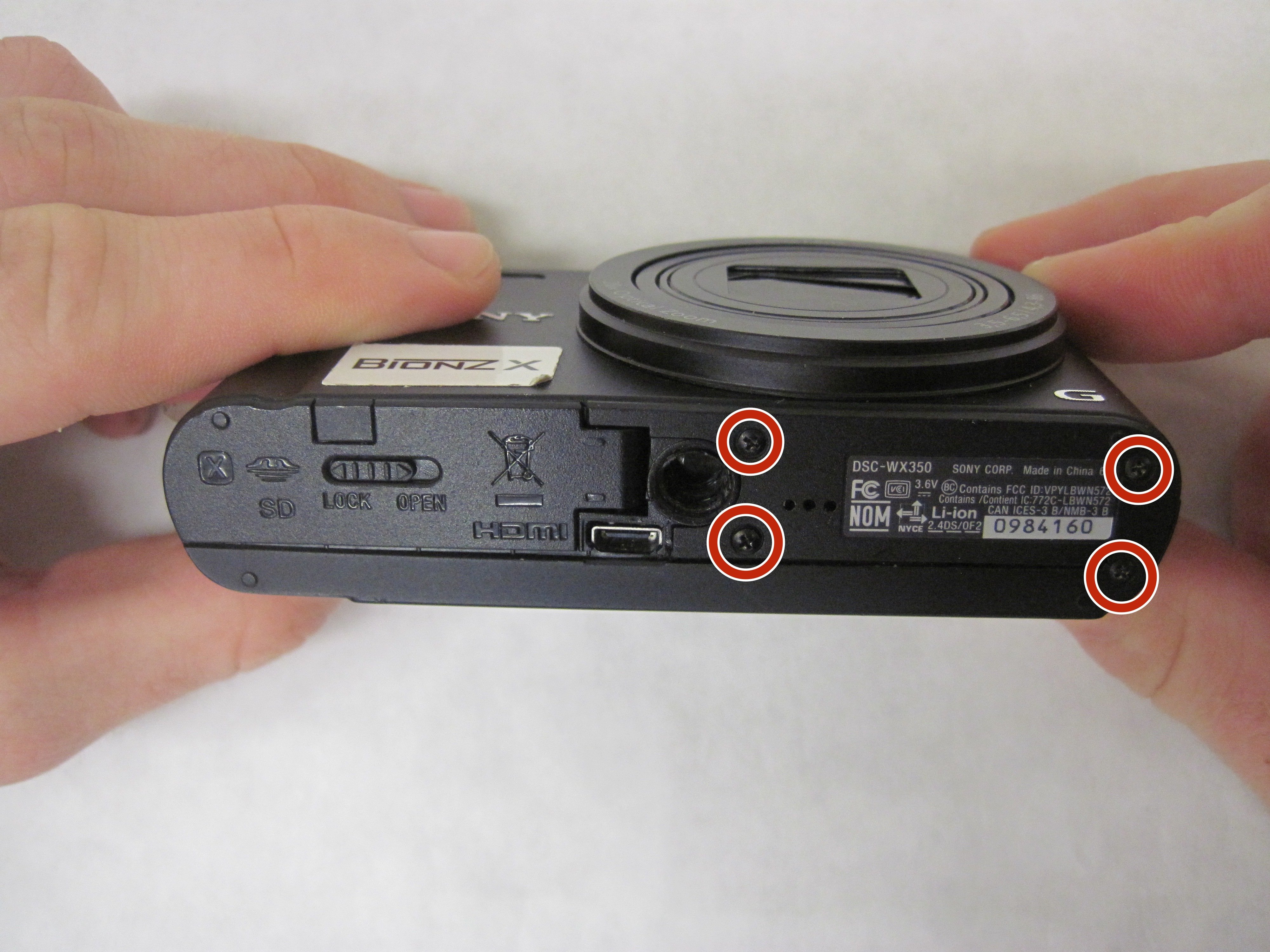 Sony Cyber-Shot Dsc-Wx350 Lens Assembly Replacement - Ifixit Repair Guide