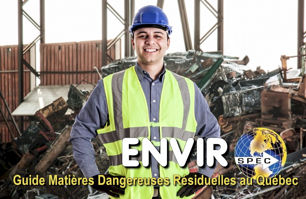 Guide MDR au Québec, gestion des matières dangereuses résiduelles