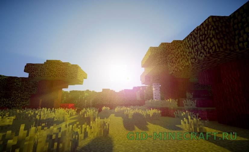 Download Blue Shaders for Minecraft for free