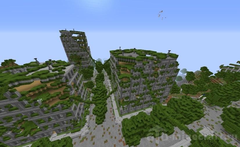 Zombie Apocalypse City Map for Minecraft PE MCPE-PLANET.COM