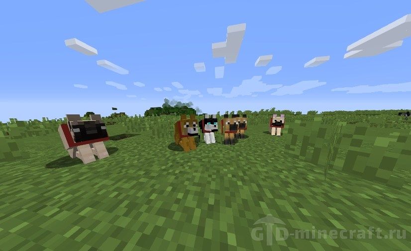 Download More Dogs texture pack for Minecraft 1.17.1/1.16.5/1.15.2/1.14