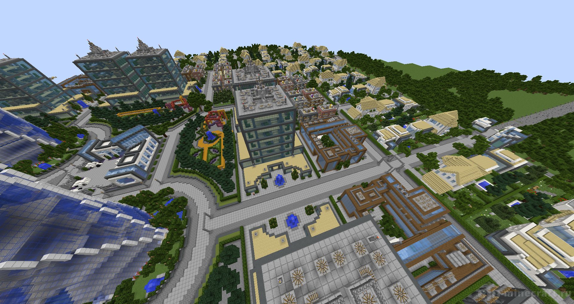 Download the European City Map for Minecraft1.13/1.12.2/1.12.1/1.12/1.
