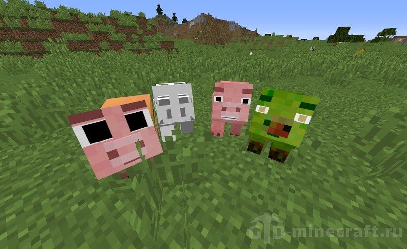 Download Mobs+ texture pack for Minecraft 1.14.4/1.14/1.13.2/1.13 for free