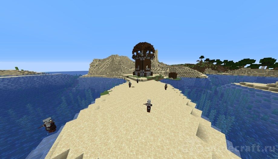 Shipwreck and Outpost Seed for Minecraft 1.16/1.15.2/1.14.4 for free