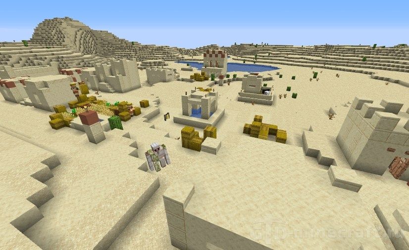 Desert with Temples and Villages seed for Minecraft 1.16/1.15.2/1.14.4