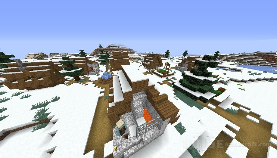 Tundra Village with Three Seed for Minecraft 1.16/1.15.2/1.14.4