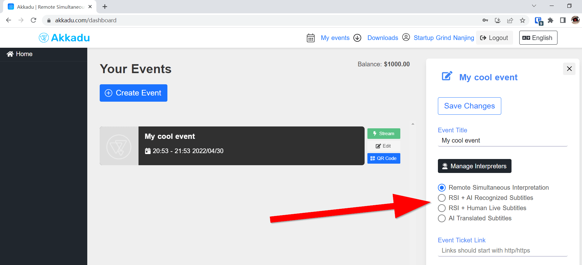How to assign languages, interpreters and transcribers Akkadu