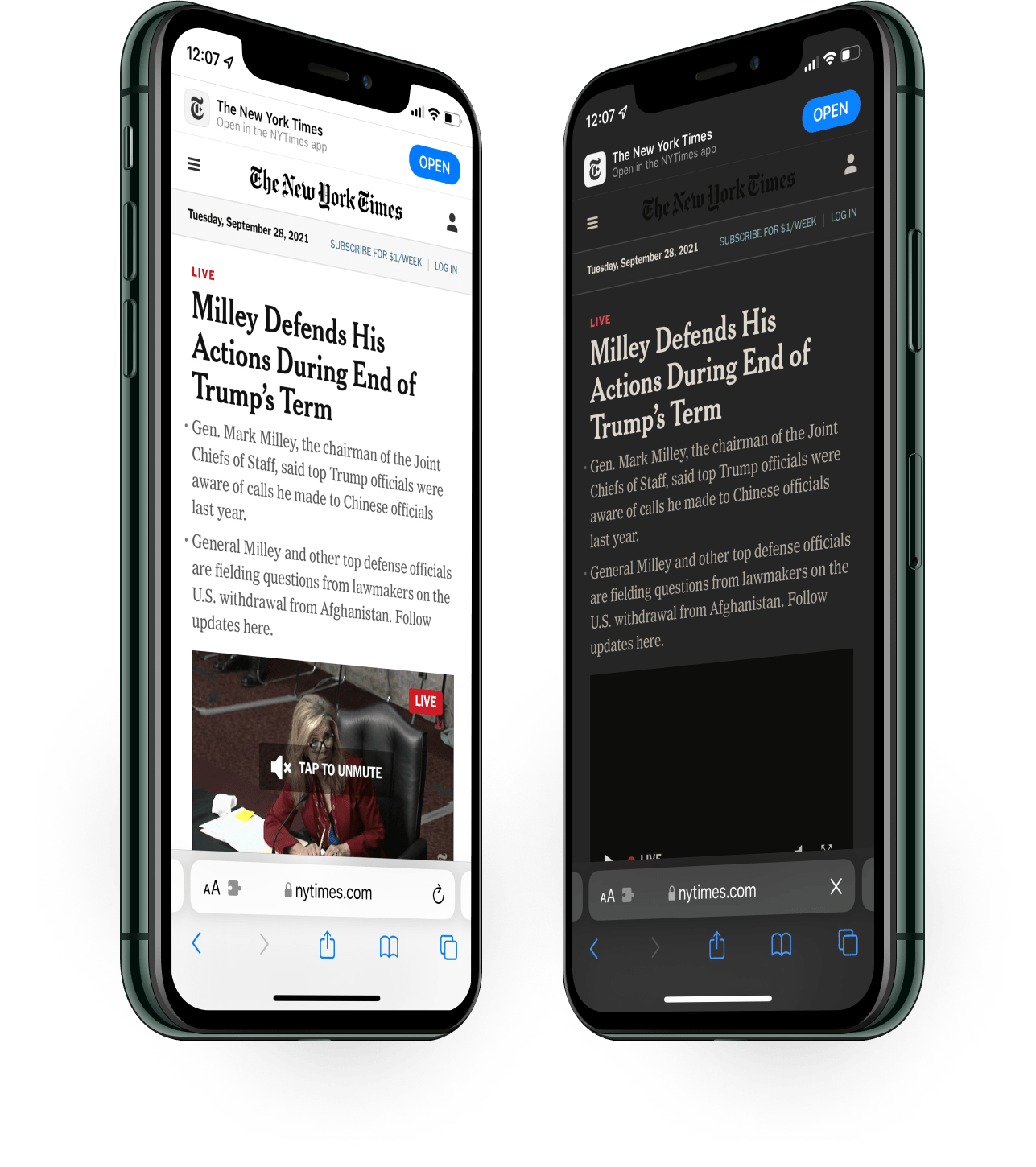 Ein weiterer Vision Stern safari dark mode iphone Küste Mittlere
