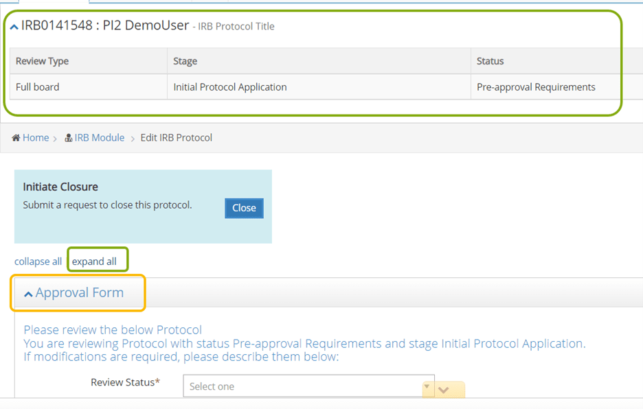 IRB Committee Members Review New Protocol Guide to Using RASS