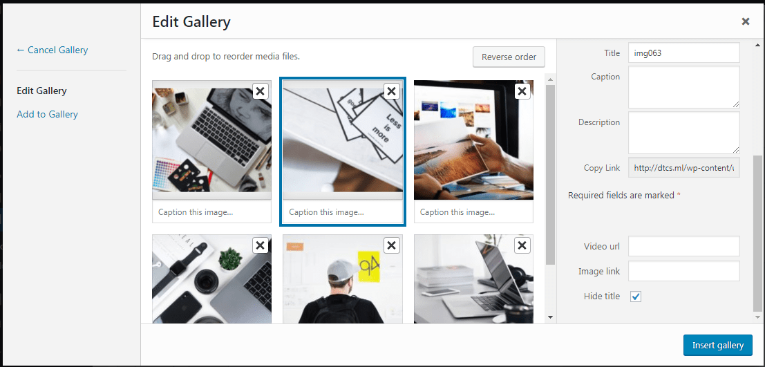 Slideshow The7 Elementor