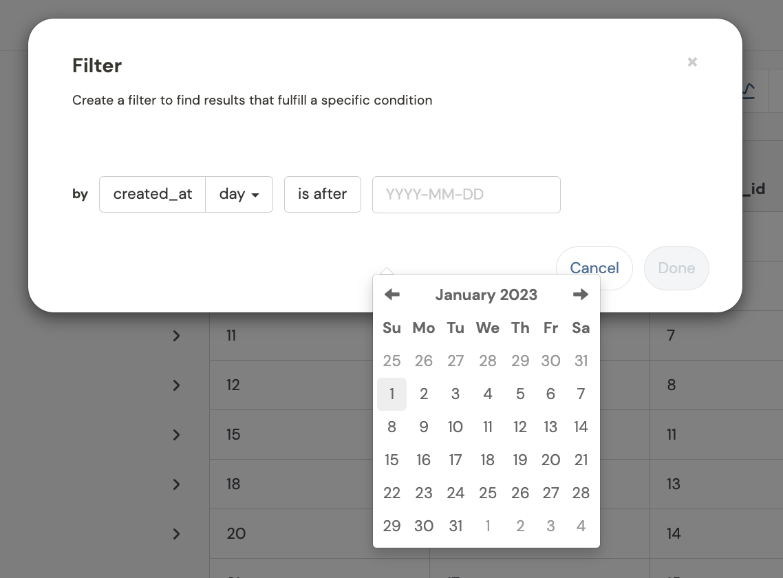 Filter dates between a specific range Trevor.io Guide