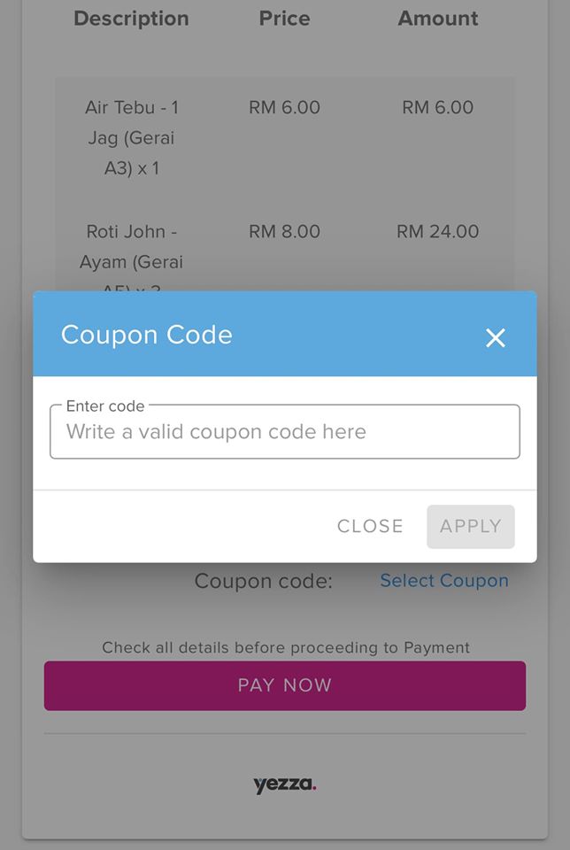 How To Activate COUPON CODE function
