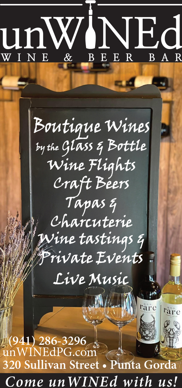 unWINEd Punta Gorda Guide And Map