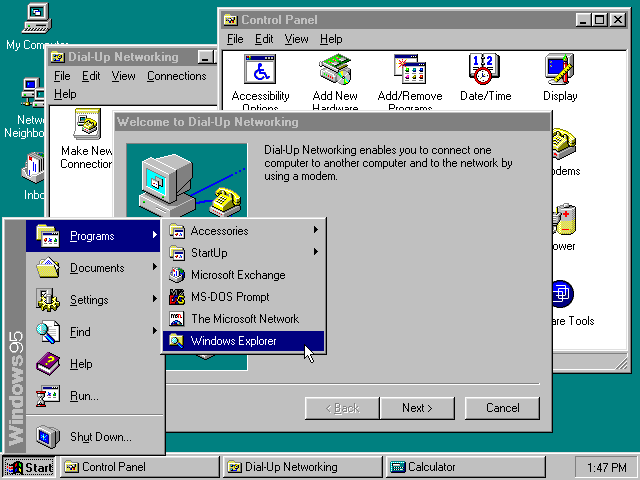 GUIdebook > Screenshots > Windows 95