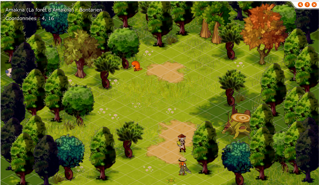 Monter Bûcheron de 1 à 100 Guide Dofus Rétro (1.29)