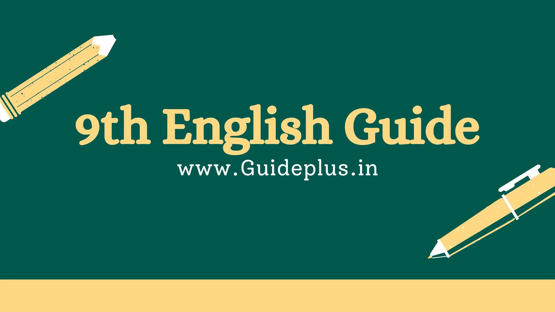 9th English Guide Samacheer Kalvi New Edition 2024 Free PDF