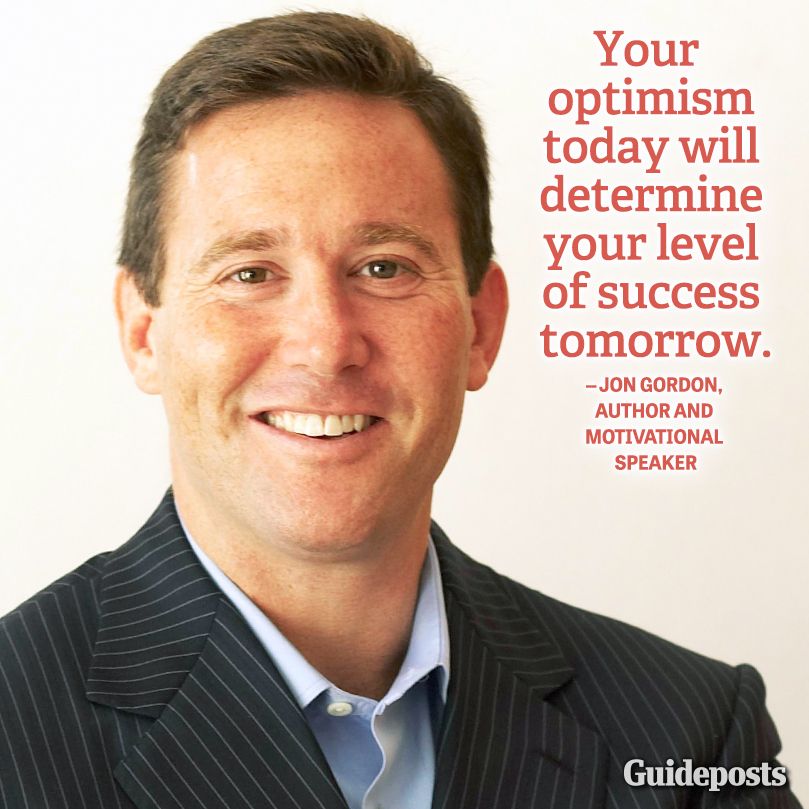 Positive Quote by Jon Gordon Guideposts