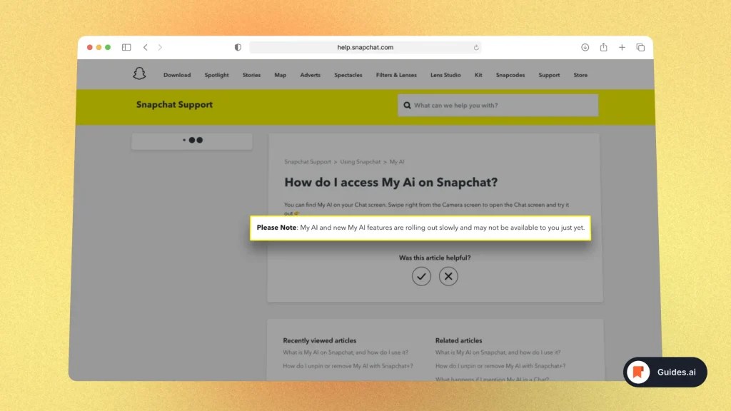 AI on Snapchat How To Get "My AI" (In 2024)