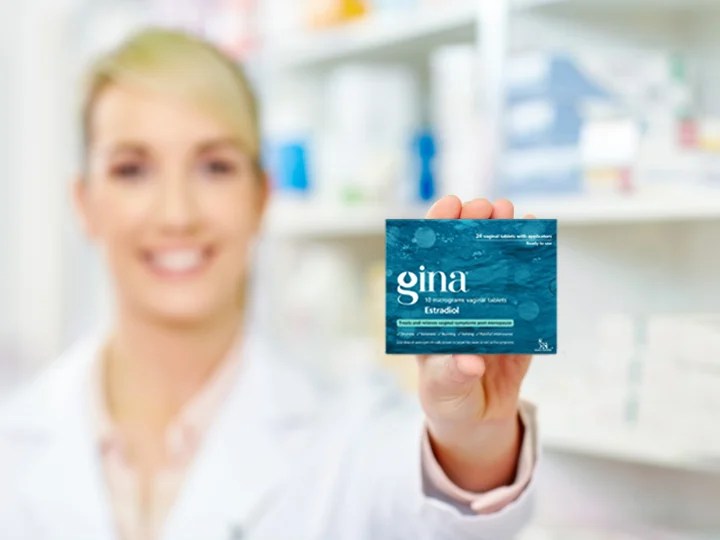 Buy Gina Vaginal Tablets 24 Pack HRT Chemist4U