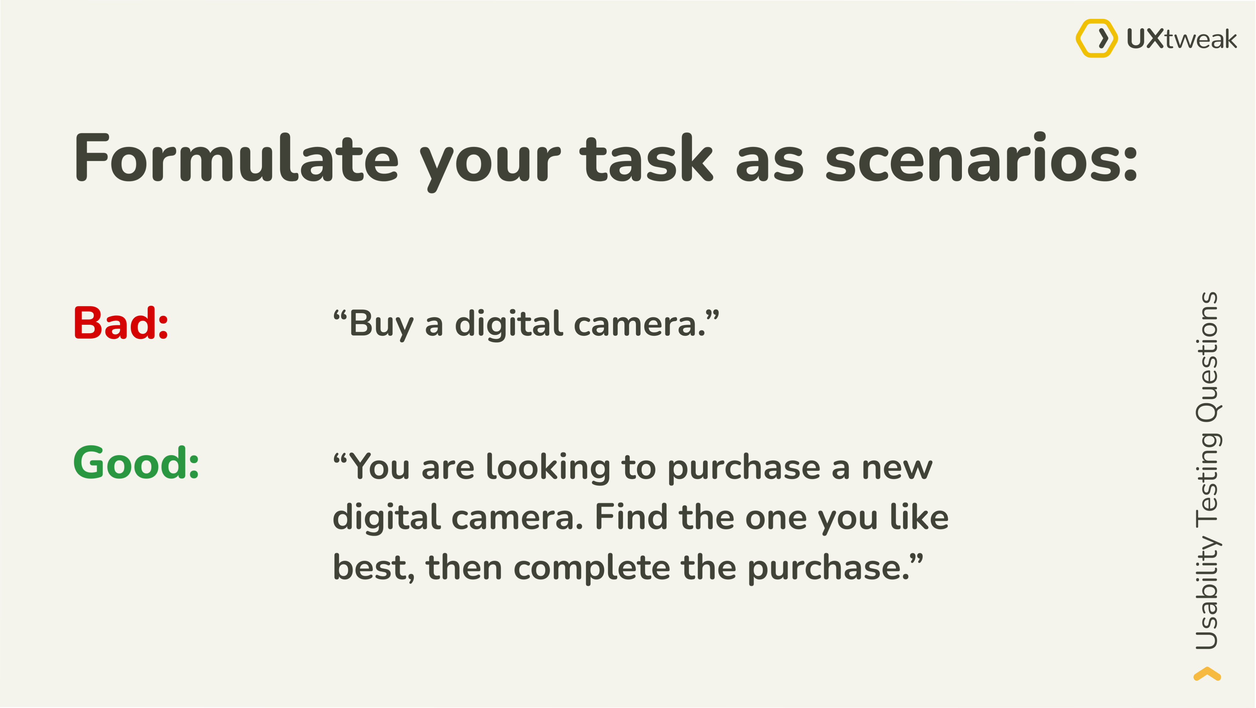 Questions for Usability Testing UXtweak