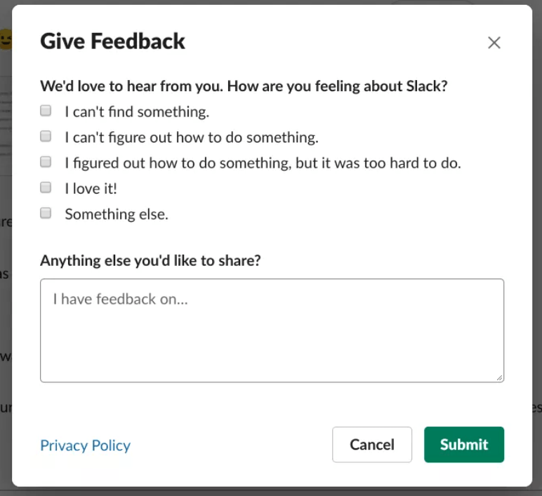 User Feedback Examples UXtweak