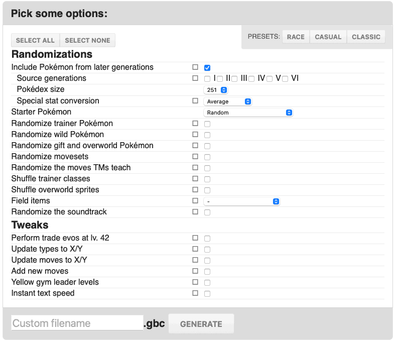 How to Randomize Pokemon Red Online