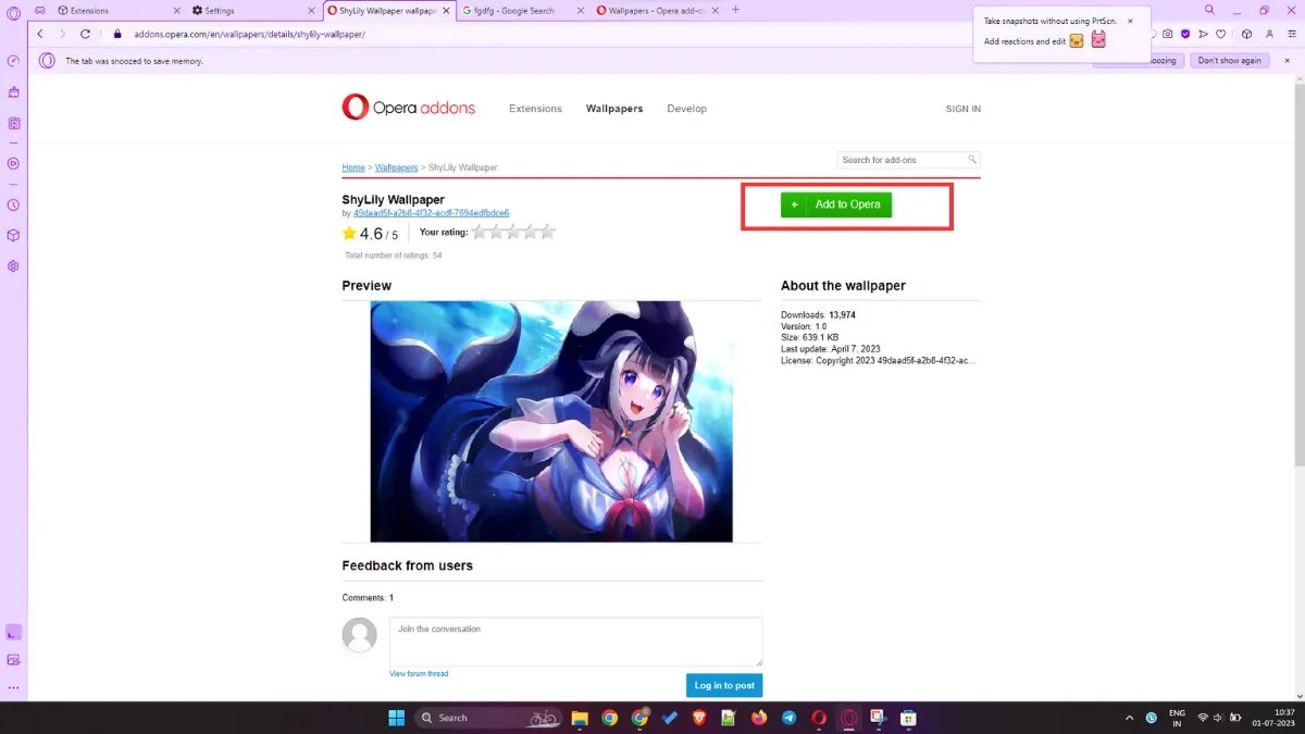 How to Download Opera / Opera GX Wallpaper Guiding Tricks